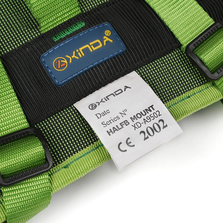 Frendorf | XINDA XDA9516 Outdoor Felsklettern Polyester Hochfestes Draht Verstellbarer Abwärts Ganzkörper Sicherheitsgurt (Blau)