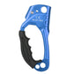 Frendorf | XINDA TP-8606 Outdoor Rock Climbing Aerial Work Anti-fall Handheld Rope Gripper für 8-12mm Durchmesser Seil Rechts(Blaue)