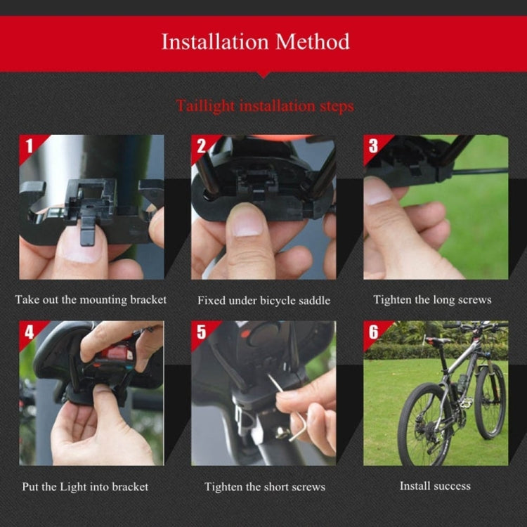 Frendorf | IP65 Wasserdicht USB Wiederaufladbare Smart COB LED Alarm Fahrrad Rücklicht mit Fernbedienung, Steuerreichweite: 1-100m