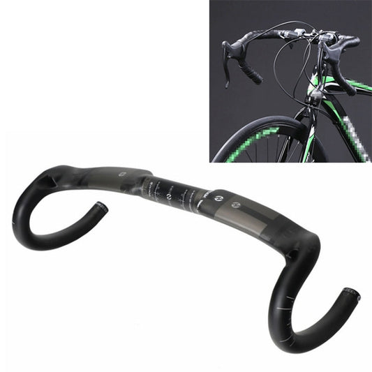 Frendorf | TOSEEK UD Carbonfasertextur Rennradlenker, Größe: 440mm (UD Matt)
