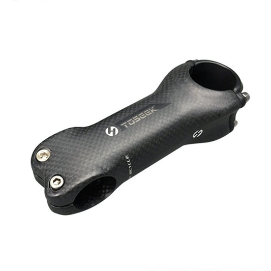 Frendorf | TOSEEK All Carbon Fiber 3KUD Textur Straßen-Mountainbike Ultra-Leicht Lenker Vorbau Riser Wasserhahn, Größe: 6 Grad, 100mm (Matt)