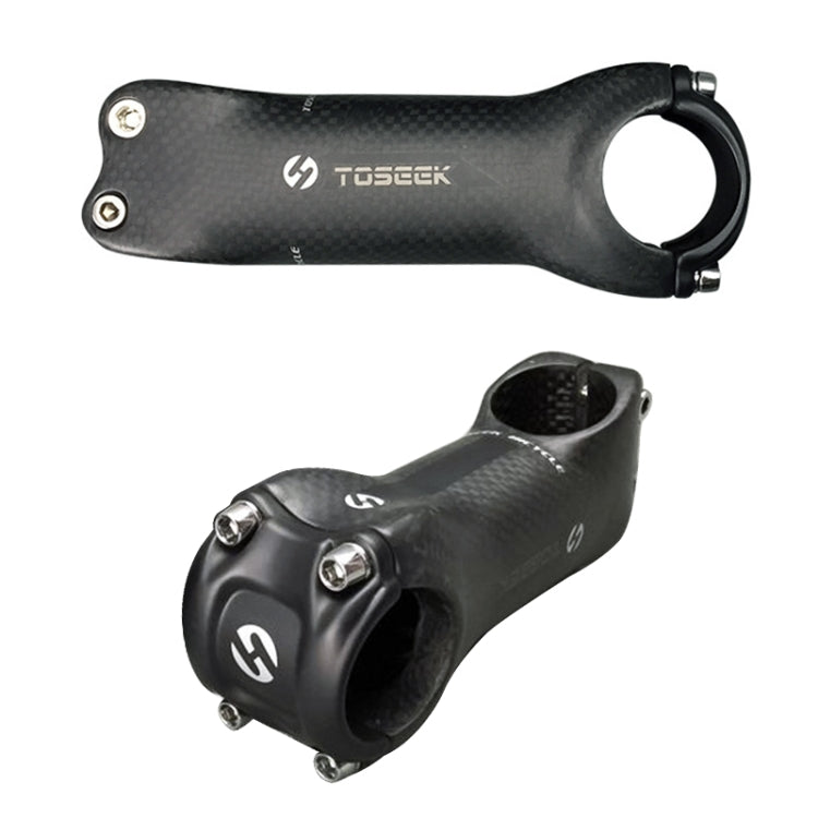 Frendorf | TOSEEK All Carbon Fiber 3KUD Textur Straßen-Mountainbike Ultra-Leicht Lenker Vorbau Riser Wasserhahn, Größe: 6 Grad, 100mm (Matt)