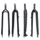 Frendorf | TOSEEK Ultra Light 27,5 Zoll 405mm Mountainbike Vollcarbon Gabel Gerade Steuerrohr Scheibenbremse (Schwarz)