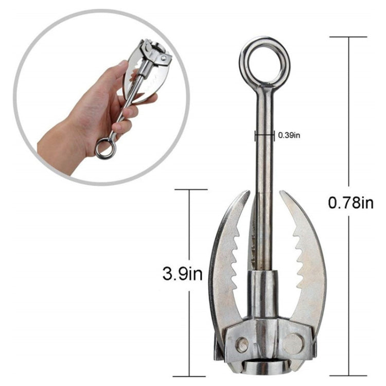 Frendorf | KS042 Outdoor Sportliche Wilderness Survival Karabiner Grappling Faltender Drei Pfoten Haken Eis Fels Bergsteigen Werkzeug