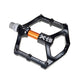 Frendorf | SHANMASHI 1031 Magnesiumlegierungs-Pedal rutschfest komfortables Fahrrad-Faltrad-Pedal (Orange)