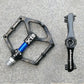 Frendorf | SHANMASHI 1031 Magnesiumlegierungs-Pedal rutschfestes bequemes Fahrradfaltpedal (Rosa)