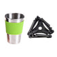 Frendorf | DS-101 Tragbares Outdoor Camping Kochset Picknick Kochtopf Kochgeschirr Kombination (Schwarz)