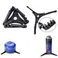 Frendorf | DS-101 Tragbares Outdoor Camping Kochset Picknick Kochtopf Kochgeschirr Kombination (Schwarz)