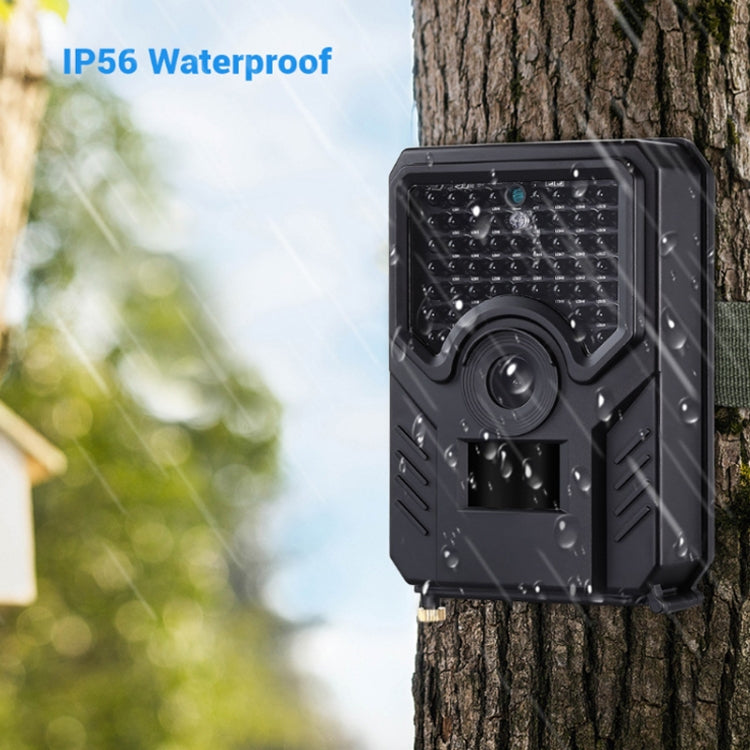 Frendorf | PR-200B 120 Grad Weitwinkelobjektiv IP56 Wasserdicht 12MP 1080P HD Infrarot Jagd Trail Kamera, Unterstützung TF Karte, PIR Entfernung: 10-15m (Schwarz)