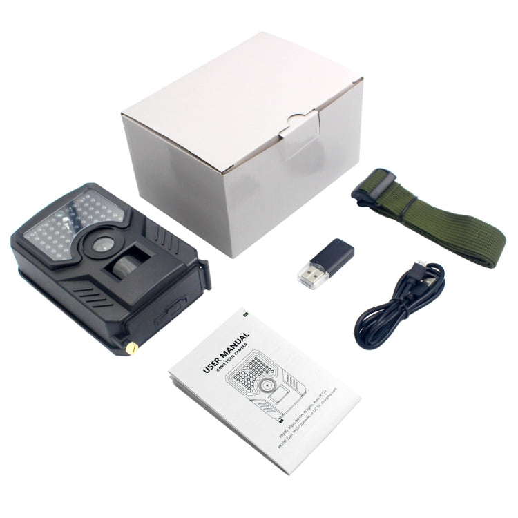 Frendorf | PR-200B 120 Grad Weitwinkelobjektiv IP56 Wasserdicht 12MP 1080P HD Infrarot Jagd Trail Kamera, Unterstützung TF Karte, PIR Entfernung: 10-15m (Schwarz)