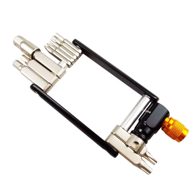 Frendorf | BIKERSAY BT037 14 in 1 Falt-Schraubendreher Sechskantschlüssel Innensechskantschlüssel CO2-Gas-Düsen-Werkzeugsets