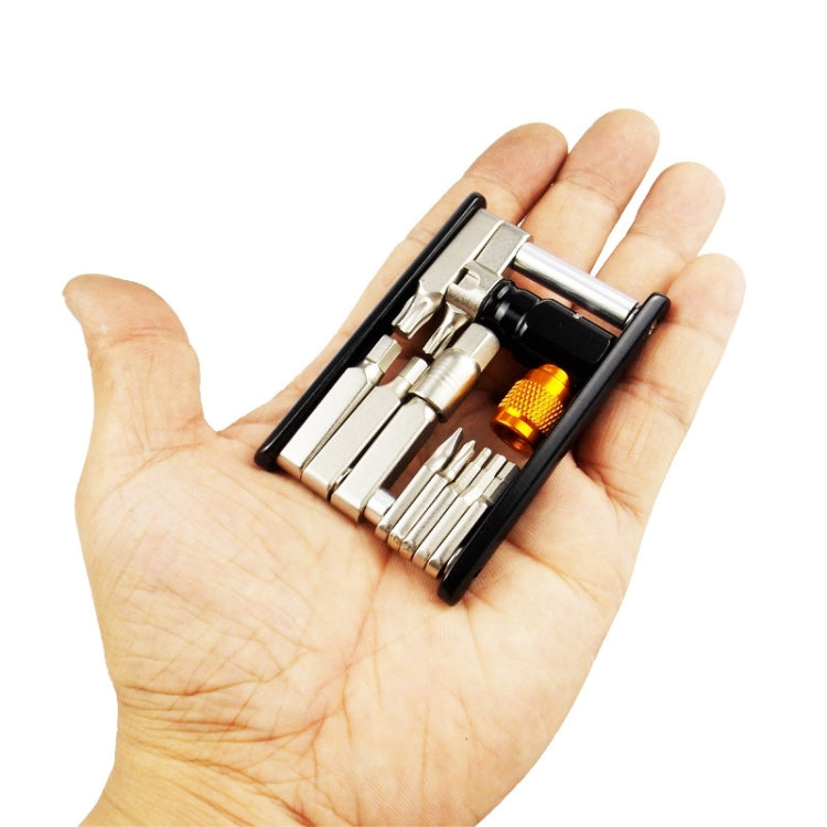 Frendorf | BIKERSAY BT037 14 in 1 Falt-Schraubendreher Sechskantschlüssel Innensechskantschlüssel CO2-Gas-Düsen-Werkzeugsets