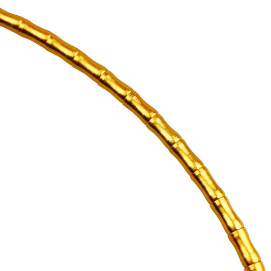 Frendorf | BIKERSAY Fahrrad Fischgräten Variable Geschwindigkeit Kabelrohr Set Aluminiumlegierung Bambus Gelenk Linien Rohre (Gold)