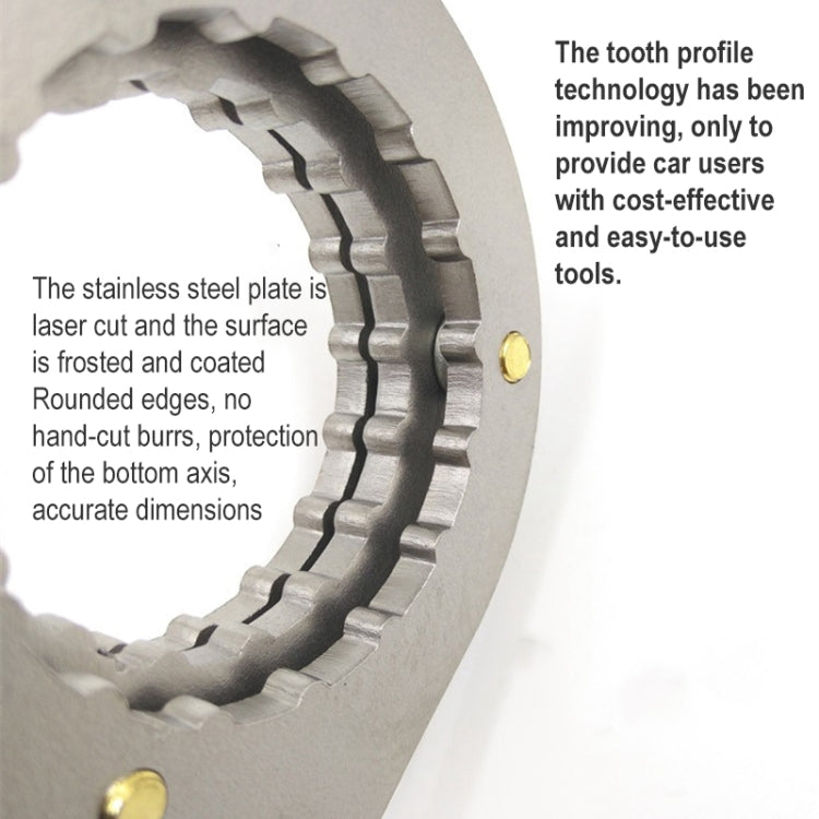 Frendorf | BIKERSAY GK-BB01 Fahrrad Multifunktionsschlüssel Achsenausbauwerkzeug BBR60 MT800 BB9000