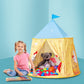 Frendorf | Chick-Muster Kinder Indoor Outdoor Zelt Spielhaus Ozeanball Spielburg