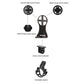Frendorf | GUB 693 Carbonfaser Rennrad MTB Geschwindigkeitsmesser Halter