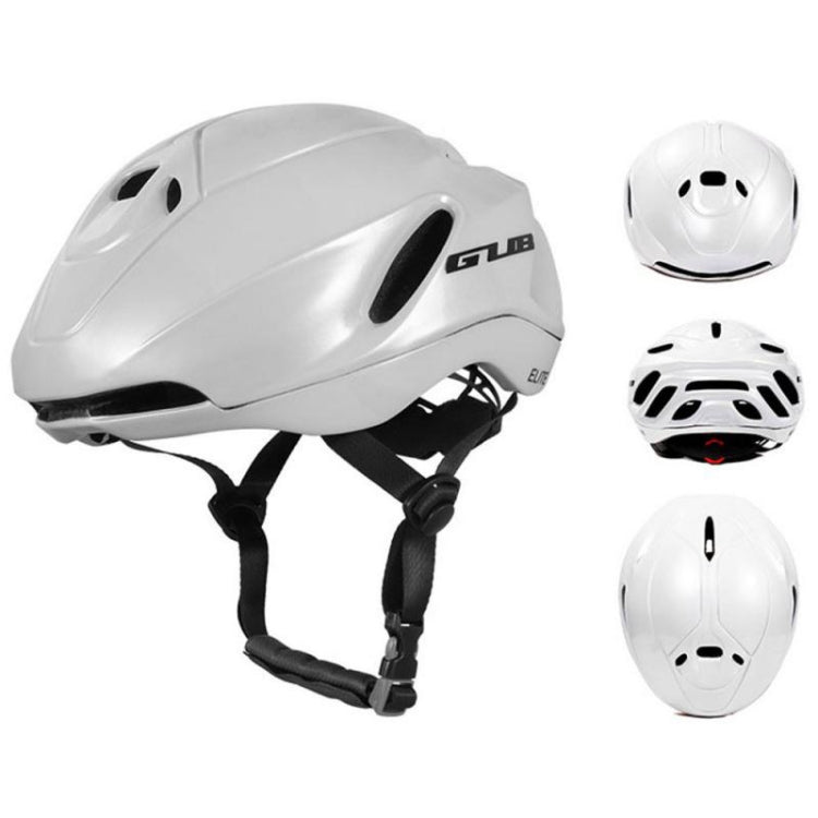Frendorf | GUB Elite Unisex Verstellbarer Fahrradhelm, Größe: M (Perlweiß)