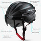Frendorf | GUB K80 Plus Fahrradhelm mit Visier und Goggles (Weiß)