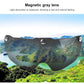 Frendorf | GUB K80 Plus Fahrradhelm mit Visier und Goggles (Orange)