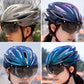 Frendorf | GUB K80 Plus Fahrradhelm mit Visier und Goggles (Weiß)