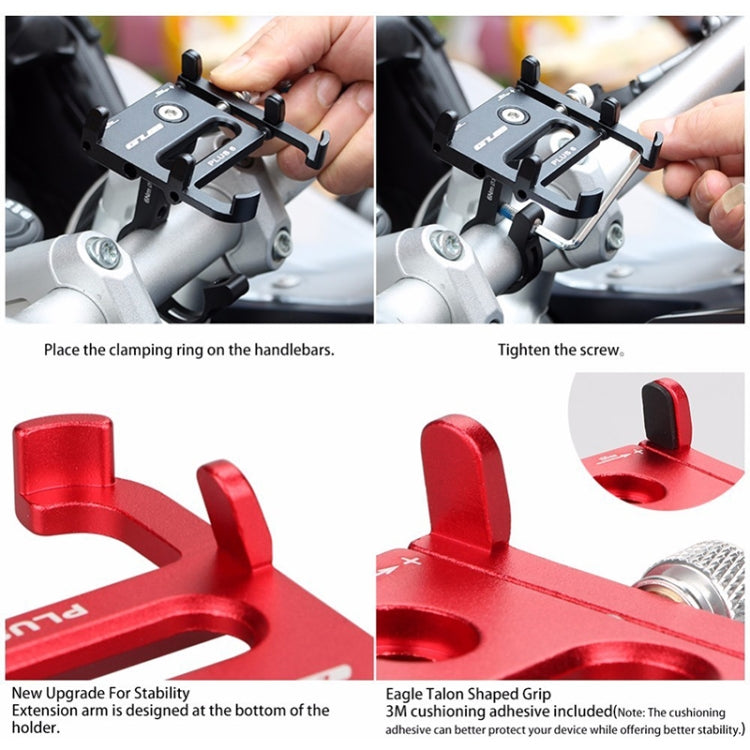 Frendorf | GUB Plus 6 Aluminiumlegierung MTB Fahrrad Handyhalterung (Schwarz)
