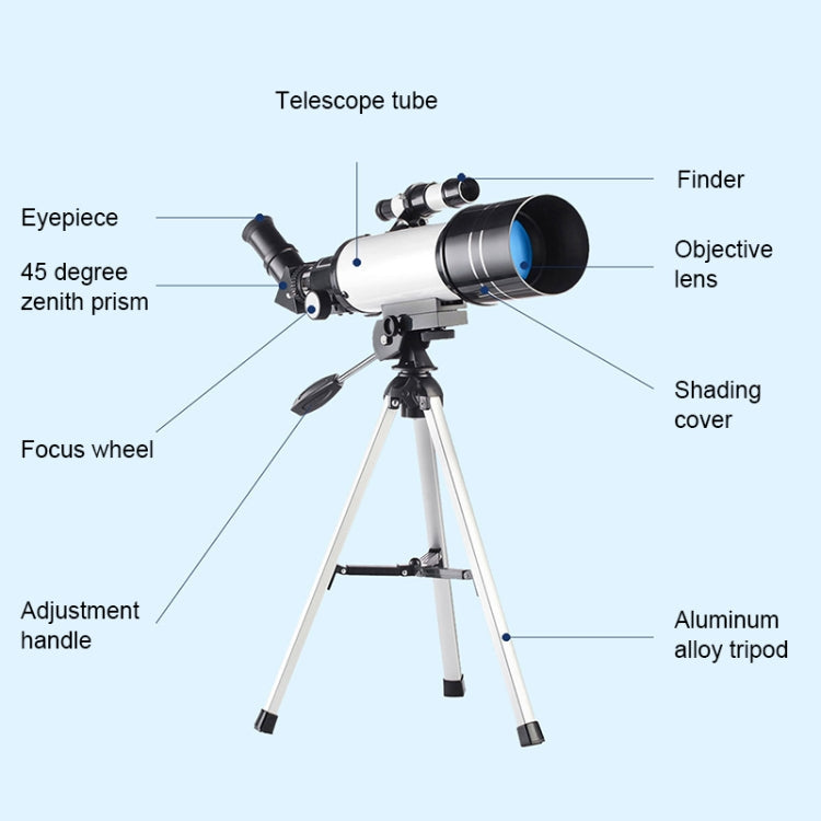 Frendorf | WR852 16x/66x70 Hochauflösendes Hochzeiten Astronomisches Teleskop mit Stativ