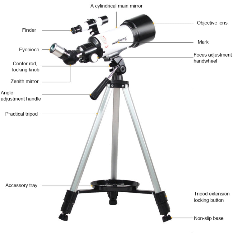 Frendorf | Maifeng40070 233x70 Hochauflösung Hochzeiten Astronomisches Teleskop mit Stativ