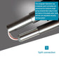 Frendorf | 125cm verstellbare tragbare Outdoor-Aluminiumlegierung Trekkingstöcke (Blau)