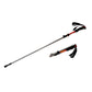 Frendorf | 125cm verstellbare tragbare Outdoor-Aluminiumlegierung Trekkingstöcke Stock (Rot)