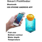 Frendorf | Bluetooth Fischfinder 125KHz Sonar Sensor 0.6-36m Tiefenlocator Fischfinder Alarm für iOS & Android Mobiltelefone