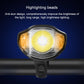 Frendorf | 350LM USB-Lade wasserdichte Aufsteck-Fahrradlampe mit Lautsprecher & Stoppuhr-Funktion (Blau)