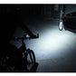 Frendorf | 350LM USB-Aufladbares Wasserdichtes Snap-on Fahrradlicht mit Lautsprecher & Stoppuhr-Funktion (Rot)