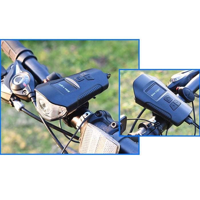 Frendorf | 350LM USB-Aufladbares Wasserdichtes Snap-on Fahrradlicht mit Lautsprecher & Stoppuhr-Funktion (Rot)