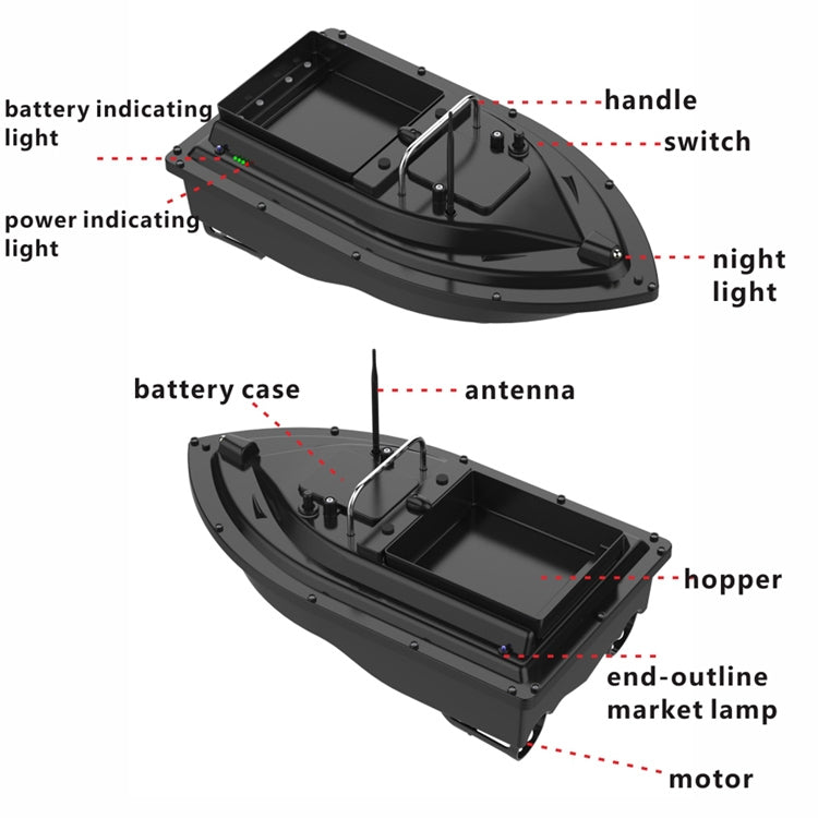 Frendorf | D16 Smart RC Angelköderboot 2kg Ladung 500M