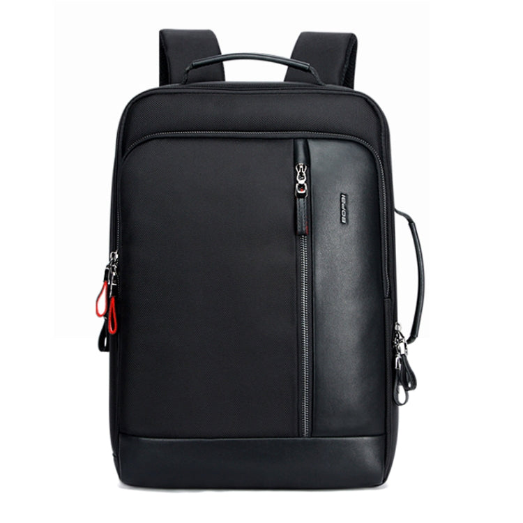 Frendorf | Bopai 751-006641 Große Kapazität Business Mode Atmungsaktive Laptop Rucksack mit externem USB-Anschluss, Größe: 30 x 15 x 44cm (Schwarz)