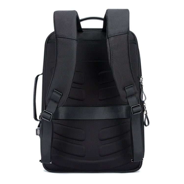 Frendorf | Bopai 751-006641 Große Kapazität Business Mode Atmungsaktive Laptop Rucksack mit externem USB-Anschluss, Größe: 30 x 15 x 44cm (Schwarz)
