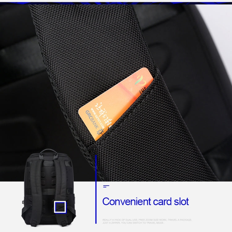 Frendorf | Bopai 751-006881 Business Diebstahlschutz Wasserdicht Große Kapazität Doppelter Schultertasche, mit USB Ladeanschluss, Größe: 30x14x44cm(Schwarz)