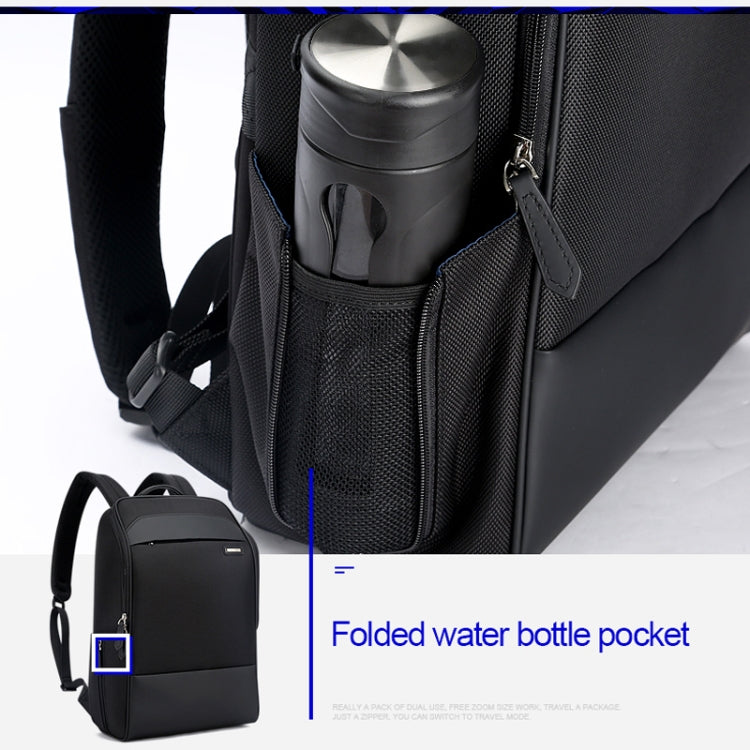Frendorf | Bopai 751-006881 Business Diebstahlschutz Wasserdicht Große Kapazität Doppelter Schultertasche, mit USB Ladeanschluss, Größe: 30x14x44cm(Schwarz)