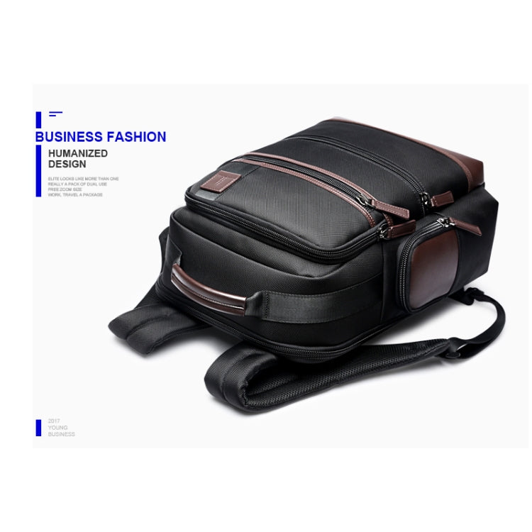 Frendorf | Bopai 751-007291 Business Antidiebstahl Wasserdicht Große Kapazität Doppelschultertasche, mit USB-Ladeanschluss, Größe: 34x19x43,5 cm (Schwarz)