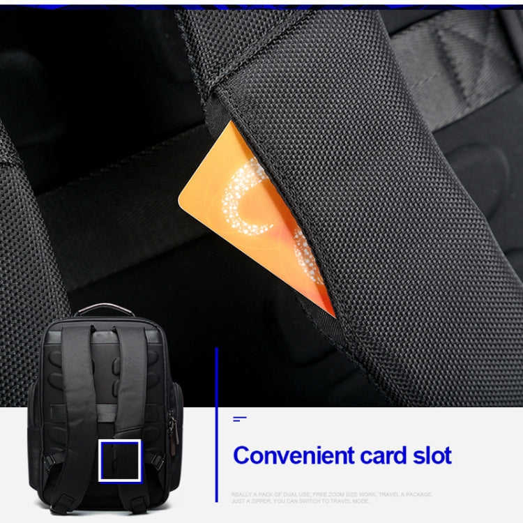 Frendorf | Bopai 751-007291 Business Antidiebstahl Wasserdicht Große Kapazität Doppelschultertasche, mit USB-Ladeanschluss, Größe: 34x19x43,5 cm (Schwarz)