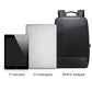 Frendorf | Bopai 851-009911 Business Diebstahlschutz Wasserdicht Große Kapazität Doppel Schultertasche, mit USB-Ladeanschluss, Größe: 30,5x13x45cm (Schwarz)