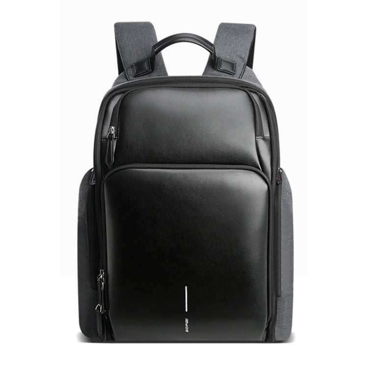 Frendorf | Bopai 851-010128 Business Anti-Diebstahl Wasserdichte Große Kapazität Doppel-Schultertasche, mit USB-Ladeanschluss, Größe: 34x19x43cm (Schwarz)