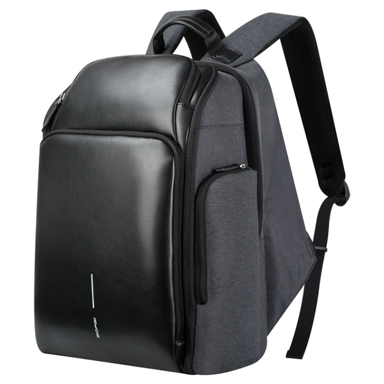 Frendorf | Bopai 851-010128 Business Anti-Diebstahl Wasserdichte Große Kapazität Doppel-Schultertasche, mit USB-Ladeanschluss, Größe: 34x19x43cm (Schwarz)