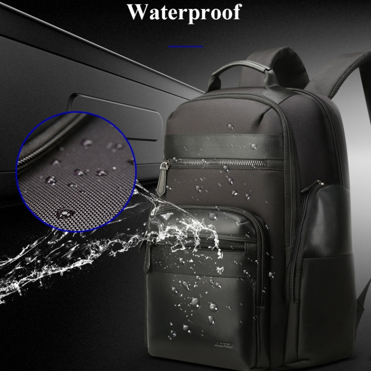 Frendorf | Bopai 851-014211 Geschäft Anti-Diebstahl Wasserdicht Drei-Lagen Große Kapazität Doppel-Schultertasche, mit USB-Ladeanschluss, Größe: 35,5x24x45cm (Schwarz)