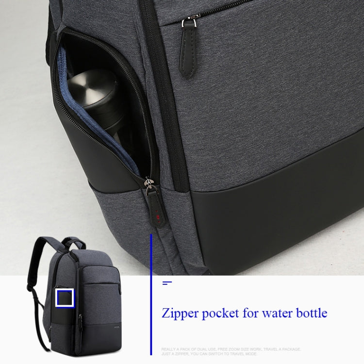 Frendorf | Bopai 851-014518 Business Wasserdicht Drei-Lagen Große Kapazität Doppelter Schultertasche, mit USB-Ladeanschluss, Größe: 37x21x47.5cm (Schwarz)
