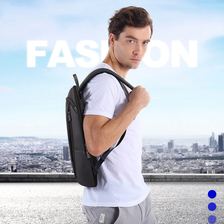 Frendorf | Bopai 851-023331 Ultradünner Diebstahlschutz Wasserfest Rucksack Laptop Tablet Tasche für 14 Zoll und darunter (Schwarz)