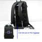 Frendorf | Bopai 851-023331 Ultradünner Diebstahlschutz Wasserfest Rucksack Laptop Tablet Tasche für 14 Zoll und darunter (Schwarz)
