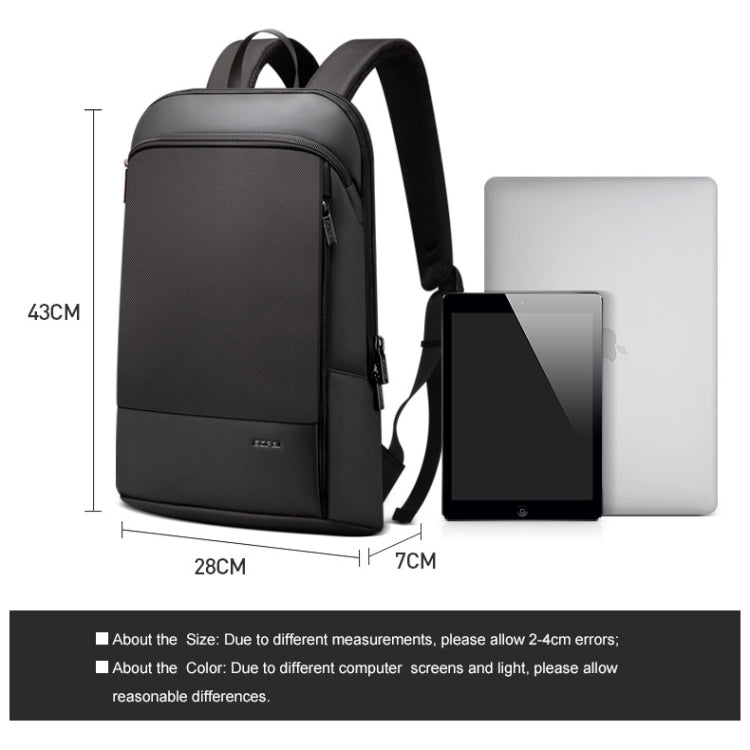 Frendorf | Bopai 851-023331 Ultradünner Diebstahlschutz Wasserfest Rucksack Laptop Tablet Tasche für 14 Zoll und darunter (Schwarz)