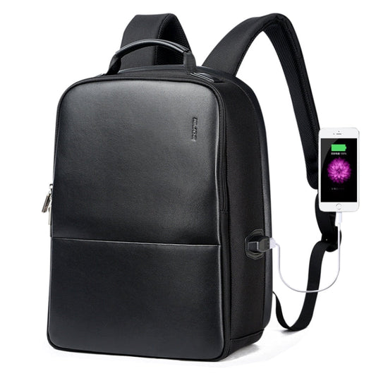 Frendorf | Bopai 751-006431 Business Wasserdicht Anti-Diebstahl Große Kapazität Doppel-Schultertasche mit USB-Ladeanschluss, Größe: 27x16,5x40cm (Schwarz)