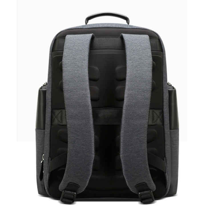 Frendorf | Bopai 851-014318 Fashion Outdoor Atmungsaktive Wasserfeste Diebstahlsichere Dreischicht Große Kapazität Doppelter Rucksack, mit USB-Ladeanschluss, Größe: 31x17x44cm(Grau)